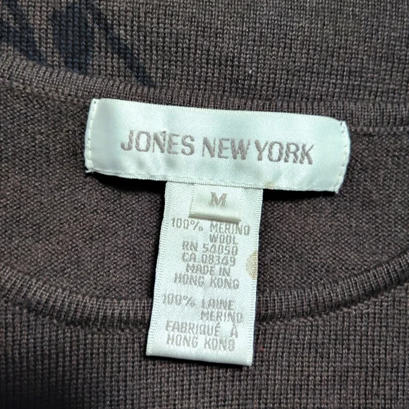 Vintage Jones New York 100% merino wool sweater - Picture 4 of 4